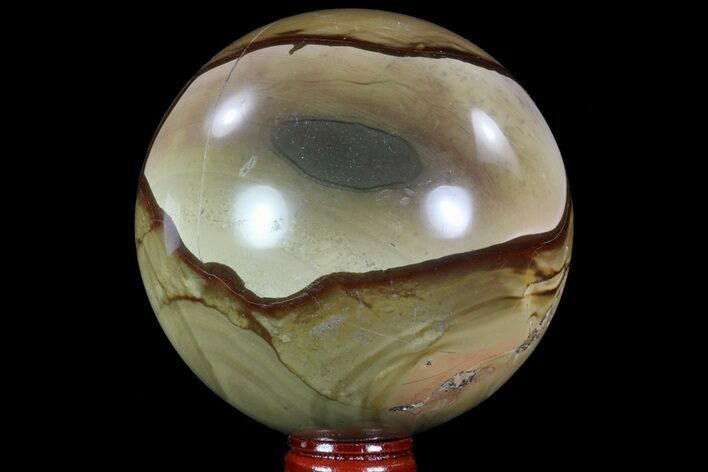 Polished Polychrome Jasper Sphere - Madagascar #70792